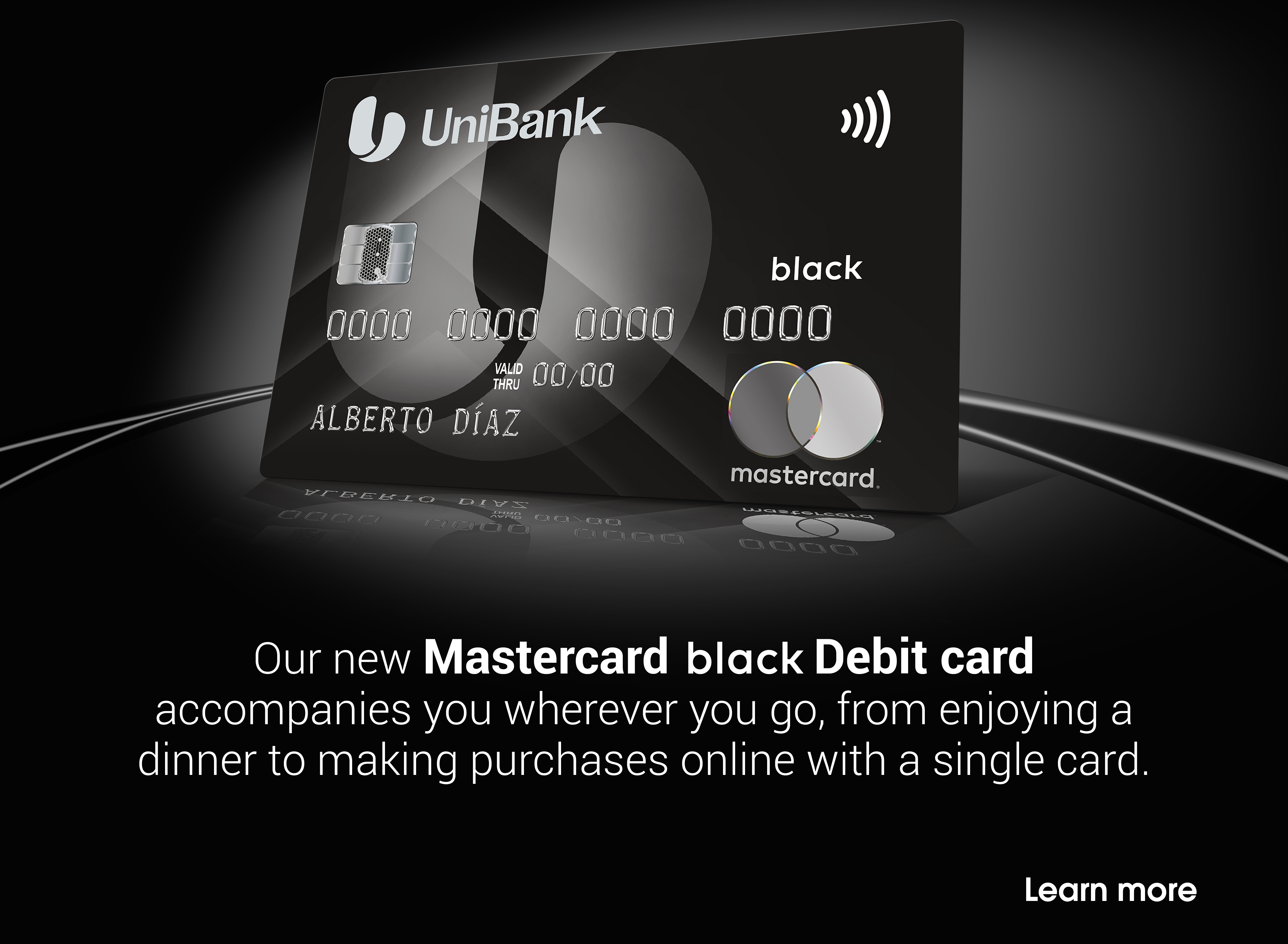 UniBank Private Banking and Corporate Banking services in the