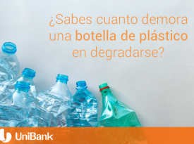 Una botella de plástico demora hasta 1000 años en degradarse