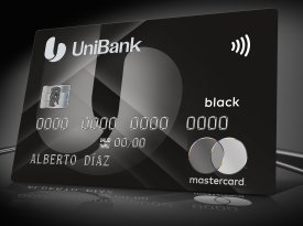 Mastercard Black Débito Unibank