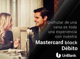 Mastercard Black Débito Unibank Mastercard Black Débito Unibank