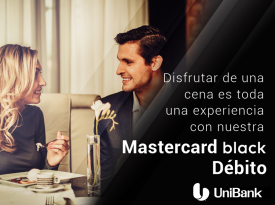 Mastercard Black Débito Unibank