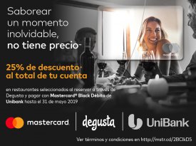 Mastercard Black Débito Unibank