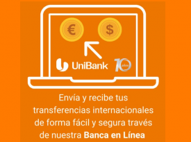 Transferencias Internacionales en euros y dólares - Banca en Línea UniBank
