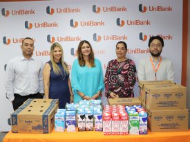 Donación de leche a beneficio de la Escuela El Bijagual