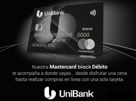 Mastercard Black Débito Unibank Mastercard Black Débito Unibank
