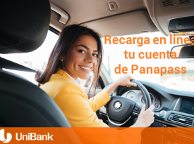 Recarga tu panapass desde nuestra Banca en Línea