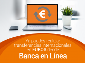 Transferencias en Euros desde Banca en Línea