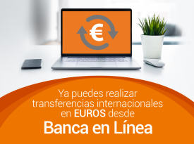 Transferencias en Euros desde Banca en Línea Transferencias en Euros desde Banca en Línea